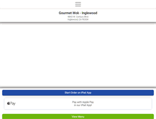 Tablet Screenshot of gourmetwokinglewood.com